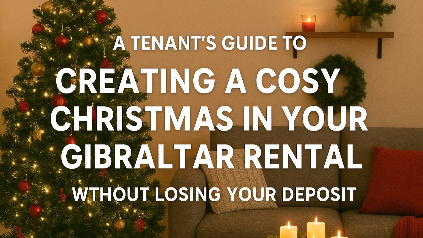 A Tenant’s Guide to Creating a Cosy Christmas in Your Gibraltar Rental (Without Losing Your Deposit) Image