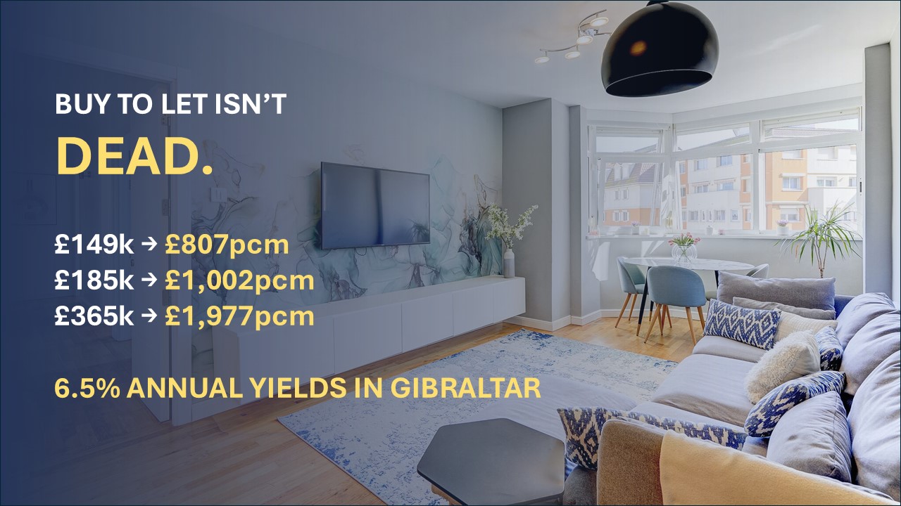 Still Think Buy-to-Let Is Over?  Think Again.  Here are some proven 6.5% Yields in Gibraltar Image