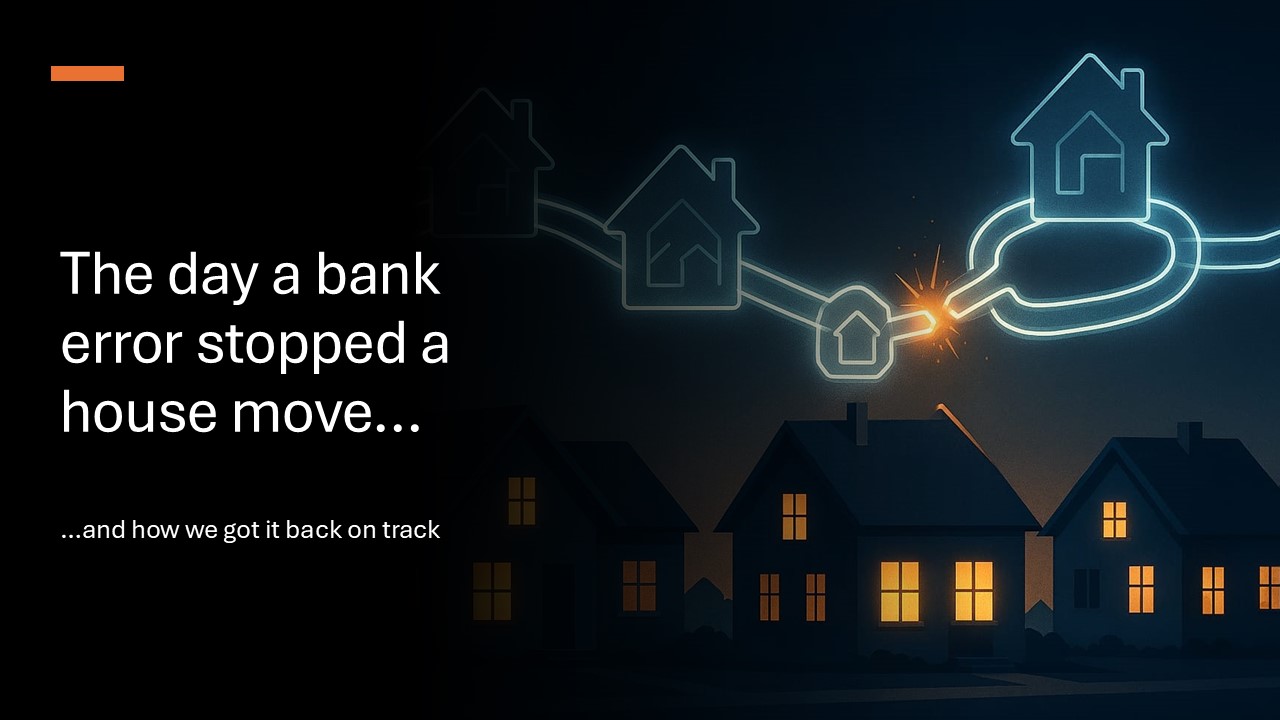 The Day a Bank Error Stopped a House Move - and How We Got it Back on Track Image