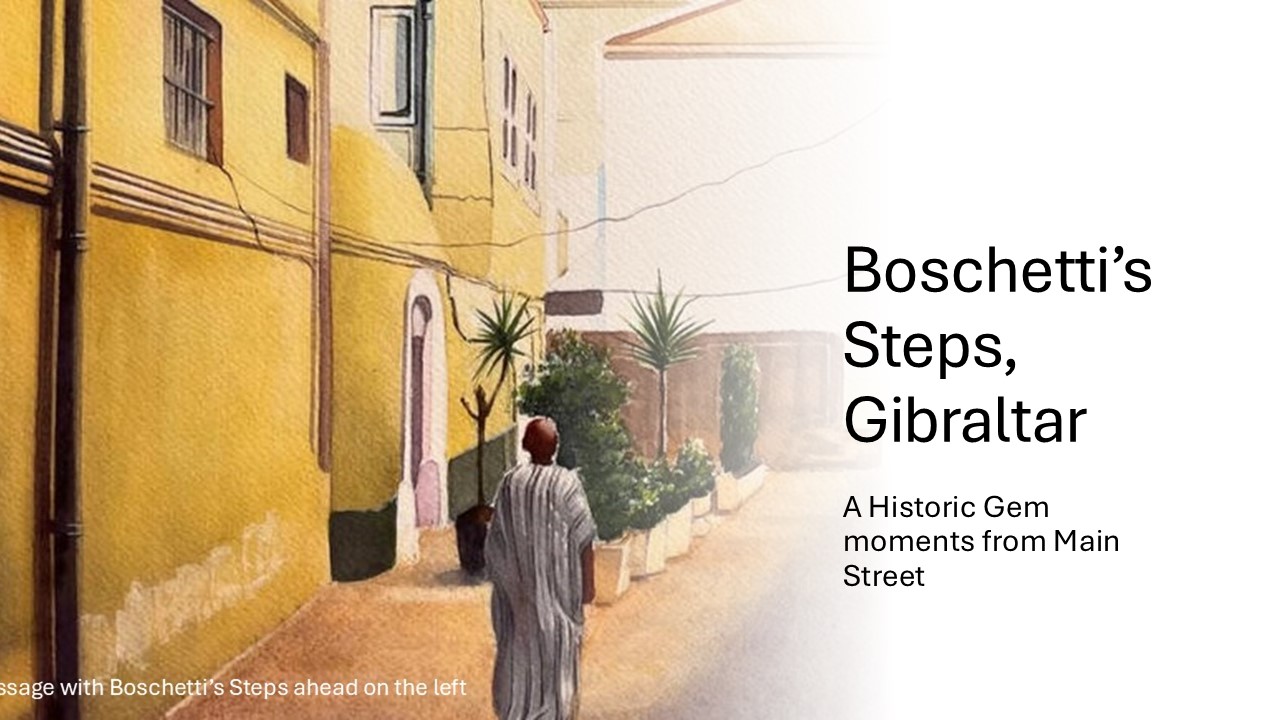 Boschetti’s Steps, Gibraltar - A Historic Gem moments from Main Street Image